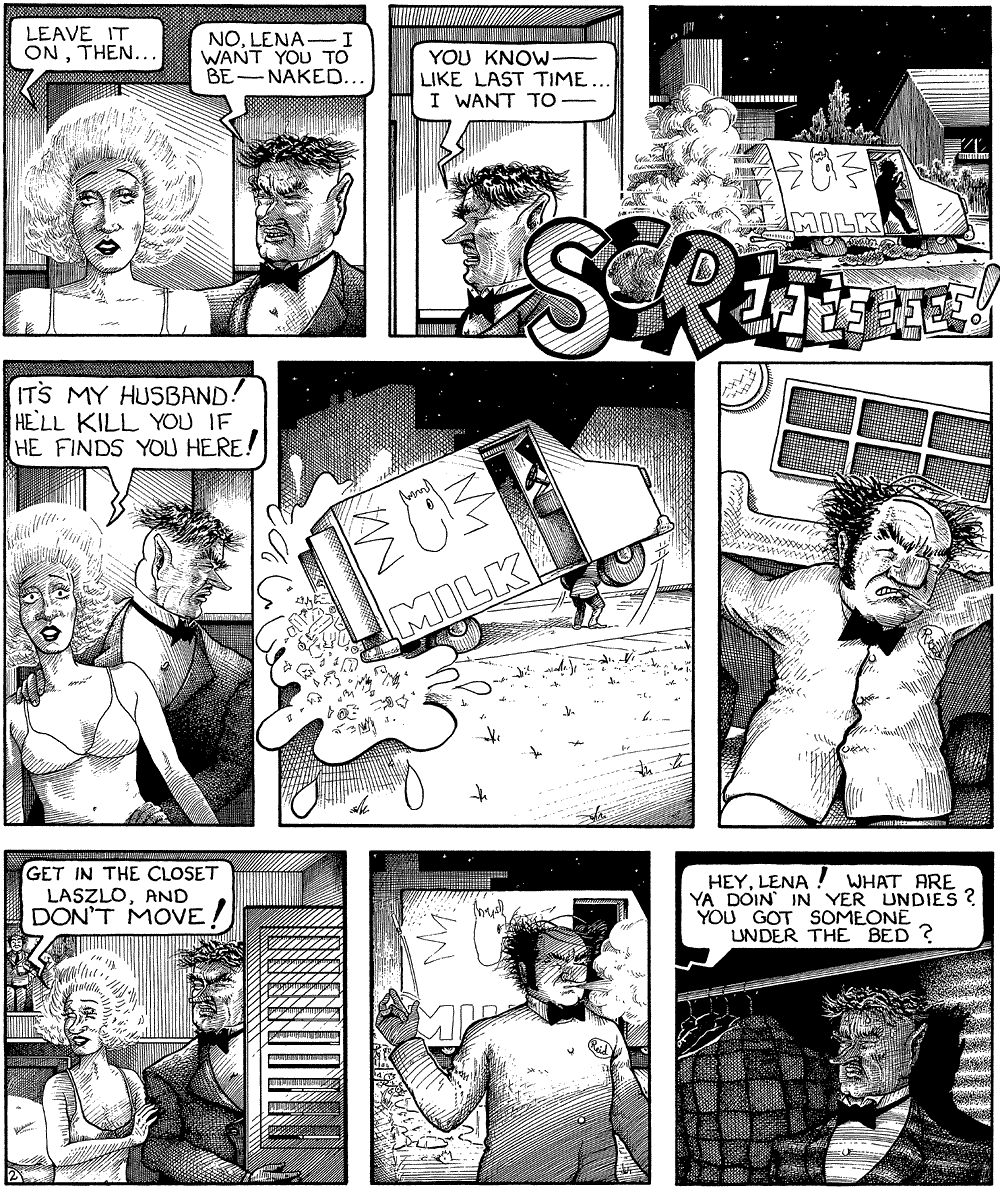 Heart Break Comics Page 2 by David Boswell.