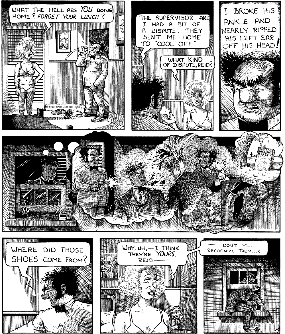 Heart Break Comics Page 3 by David Boswell